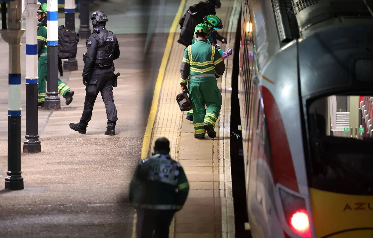Attaque à bord : dix blessés dans une attaque au couteau sur un train vers Londres