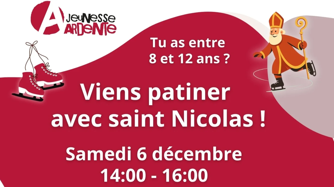 Liège : Saint-Nicolas chausse ses patins pour un après-midi festif à la patinoire