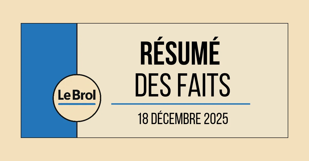Résumé des faits du 18/12/2025