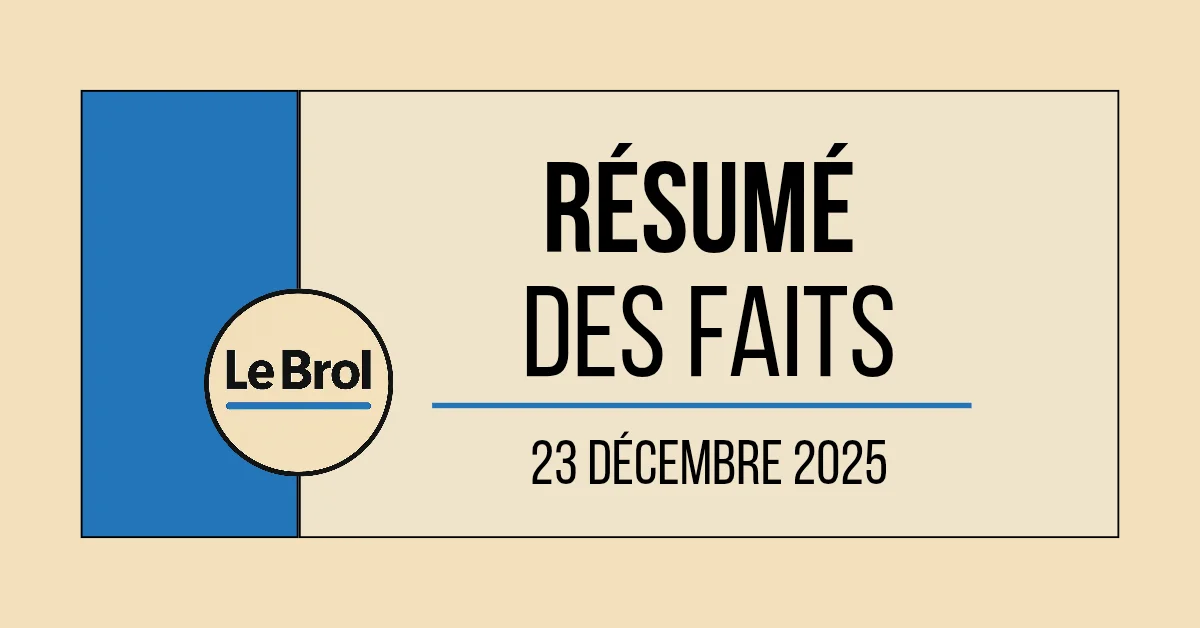 Résumé des faits du 23/12/2025