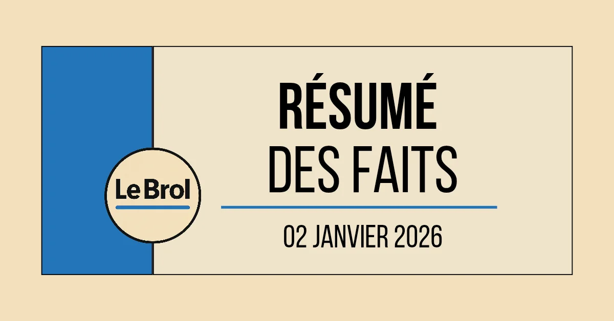 Résumé des faits du 02/01/2026