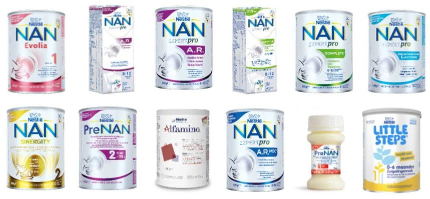 Rappel de laits infantiles Nestlé : un nouveau produit ajouté à la liste par l’AFSCA