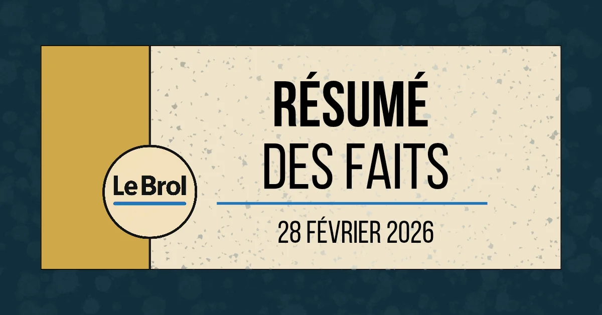 Résumé des faits du 28/02/2026