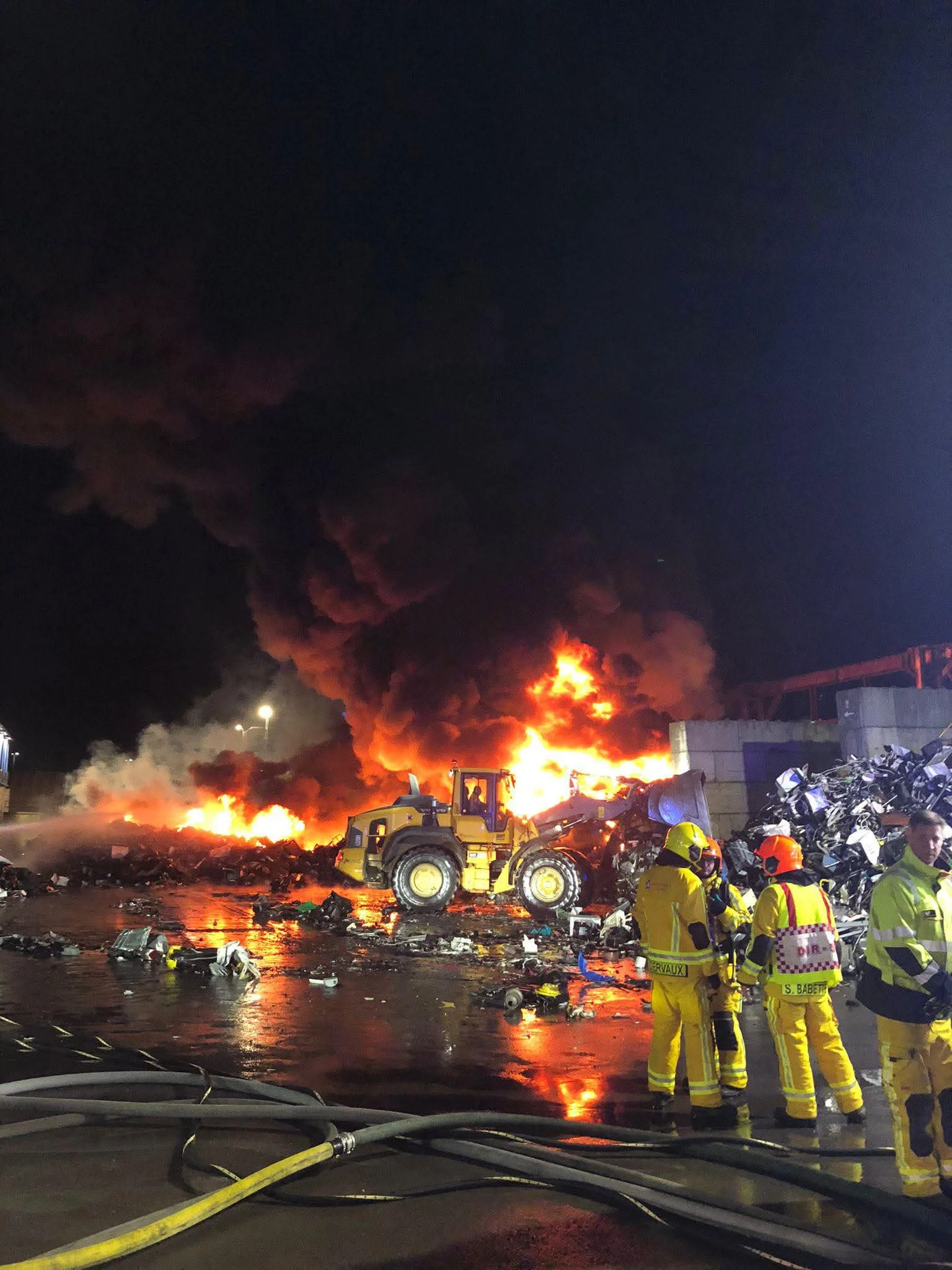 (VIDÉO) Wandre : nouvel incendie chez Recydel mobilise d’importants moyens