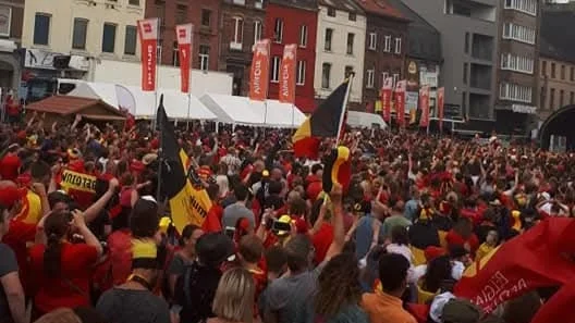 Fan zone à Charleroi pour les Diables Rouges