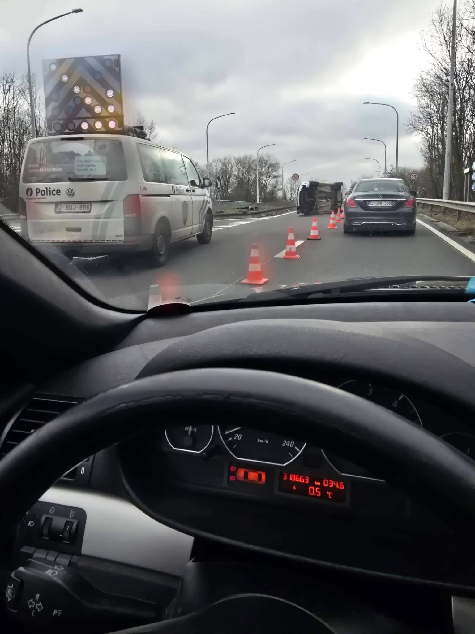 Accident à Ransart sur N568 - Accident N568 (Photo 1/2)