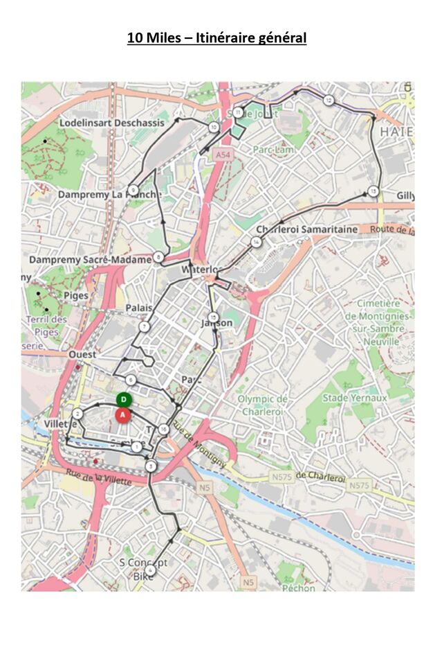 Route fermée à Charleroi - Routes fermées (Photo 1/1)