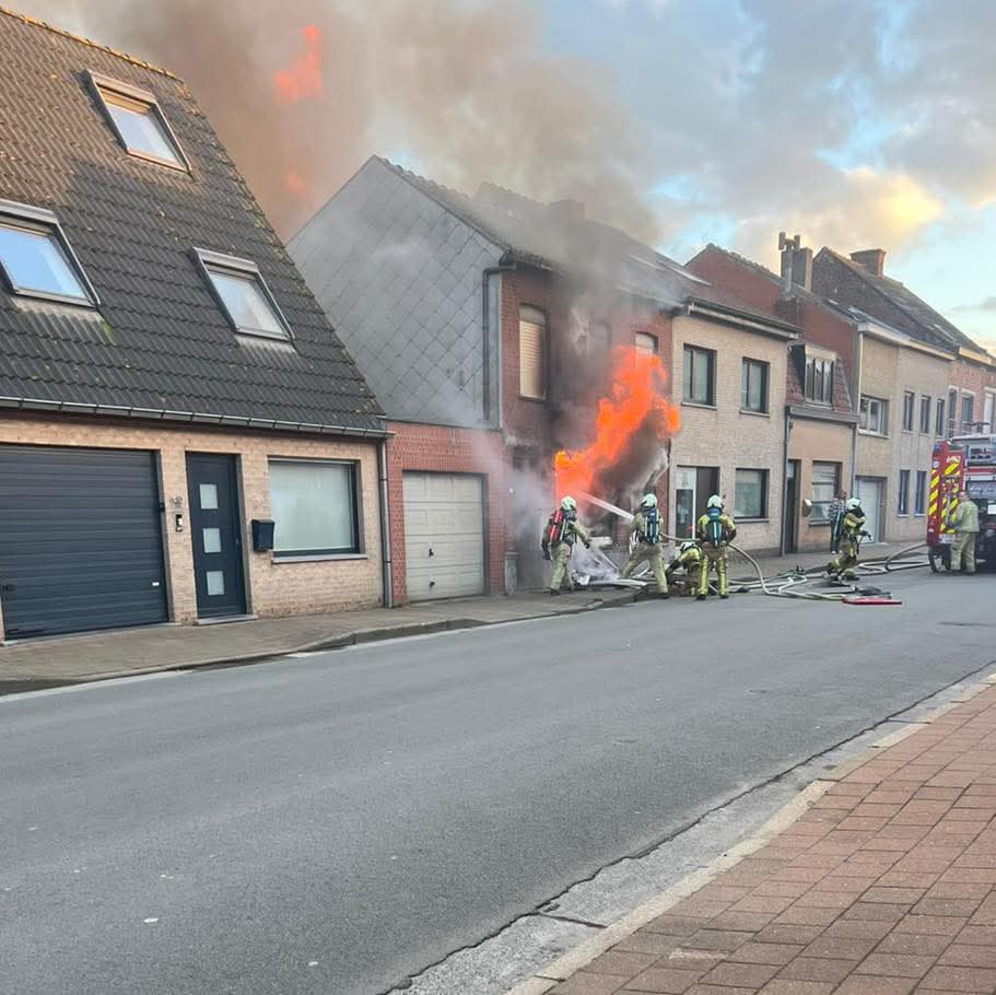 Incendie à Poperinge - Incendie Poperinge (Photo 1/1)